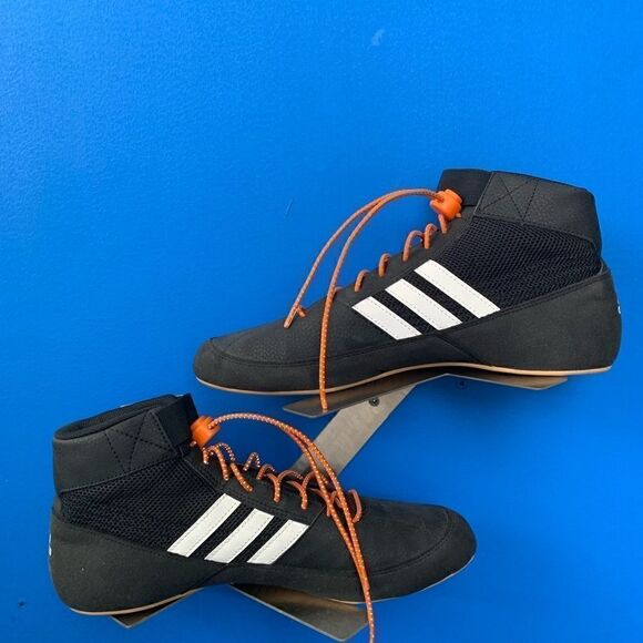 Adidas Men's HVC 2 AQ3325 Black White Running Shoes Sneakers Size 8 - Picture 2 of 8